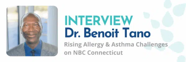 Dr. Tano Talks Asthma & Allergy Spike on NBC Connecticut