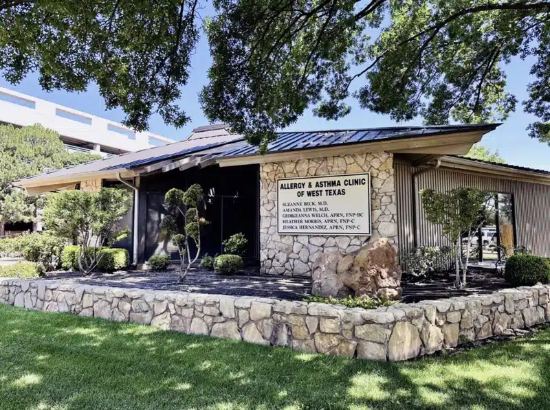 Allergy & Asthma Clinic of West Texas - Lubbock shot of clinic building from the outside