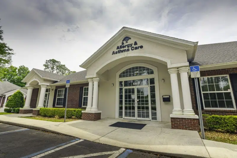 Outside view of our allergy clinic in Ocala, Florida