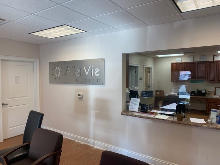 AllerVie Health Dothan, Alabama Clinic interior view waiting room and lobby