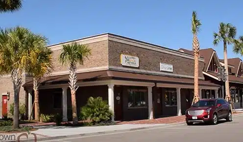Outside view of AllerVie Health's allergy and asthma clinic in The Villages, Florida