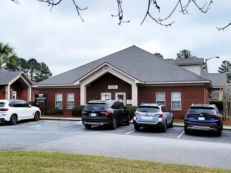 AllerVie Health front view allergy clinic in Rincon, Georgia